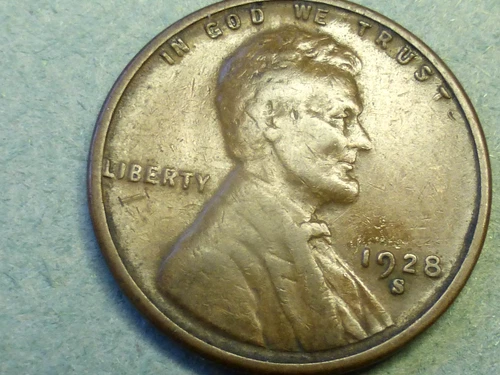 1928-S  LINCOLN CENT  VF