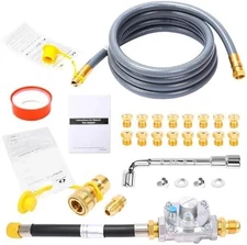 Upgraded Propane to Natural Gas Conversion Kit for Weber Genesis, Genesis II, Sp