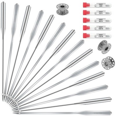 Universal Sewing Machine Needles Fit Singer Brother Janome Varmax Assorts 50 PCS