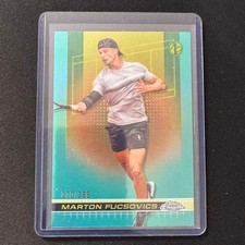 ⚡️XB 2024 TOPPS CHROME TENNIS AQUA REFRACTOR MARTON FUCSOVICS /399