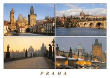 CZECH REPUBLIC PRAGUE CHARLES BRIDGE AND PRAGUE CASTLE