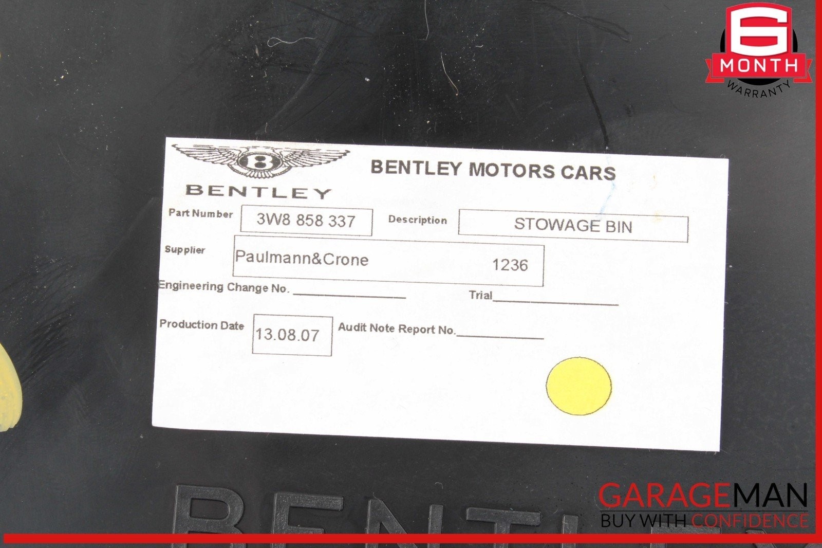 Bentley Continental GT 2003-2012 RIGHT Dash trim bezel