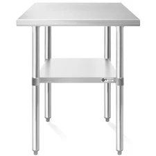 24x30 Stainless Steel Table, NSF Commercial Restaurant Kitchen Prep & Work Table