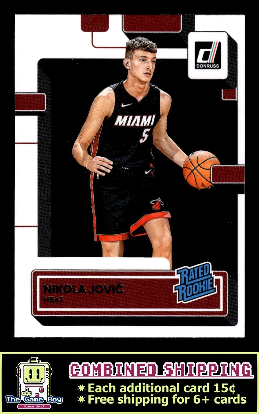 2022-23 Donruss #227 Nikola Jovic Miami Heat RC