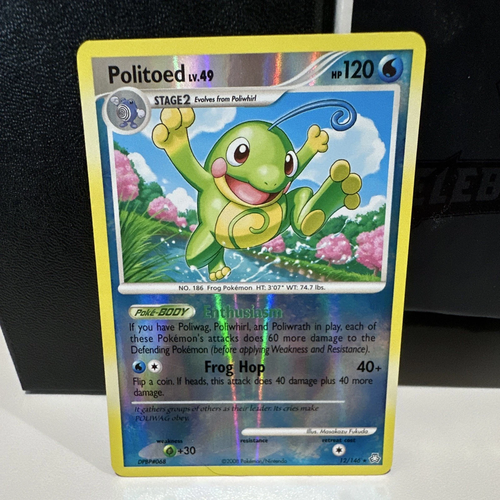 Pokemon TCG Politoed 12/146 Diamond & Pearl (2008) Reverse Holo English