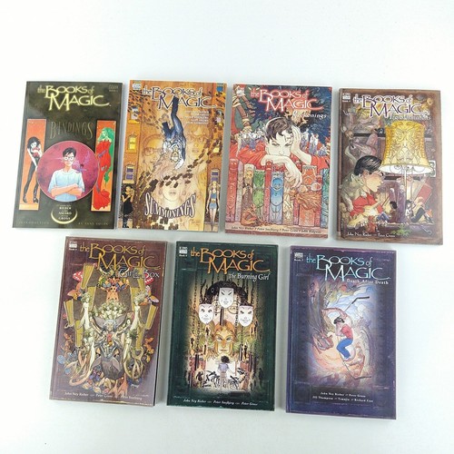 The Books Of Magic Volume #1-7 TPB Complete Set 1 2 3 4 5 6 7 Lot NM (1994 DC)