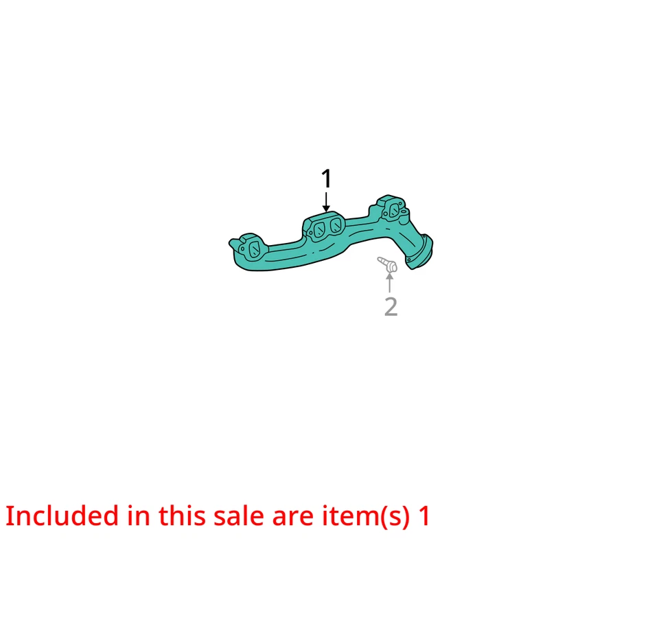 Выпускной коллектор турбокомпрессора 2006-2008 Jeep Commander с турбонагнетателем WNLRY - Изображение 3 из 4