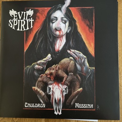 EVIL SPIRIT: cauldron messiah HORROR 12'' LP 33 RPM Denmark
