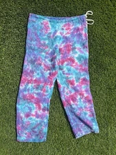 EcoLution 100% Hemp Pants Women’s XSmall Tie Dye Drawstring Pants Festival Hippy