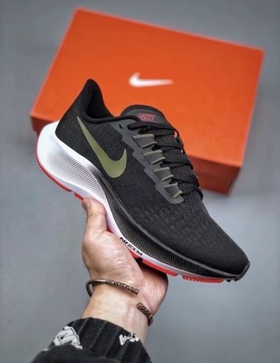 Nike Air Zoom Pegasus 37 Black Green Running Shoes BQ9646 004 Multi Sizes
