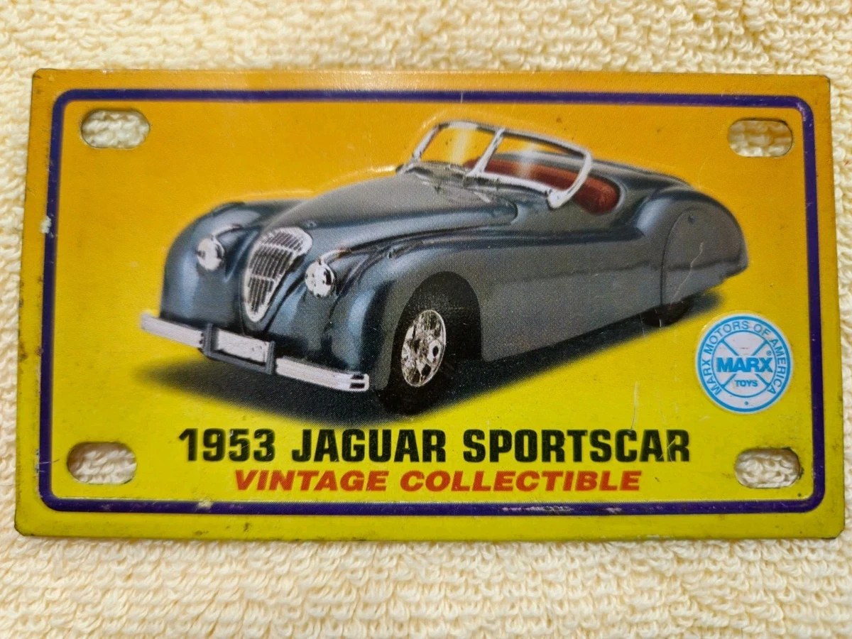 Jouet Vintage Marx Hong Kong - Jaguar Type E Rouge échelle 1/80 - Zamak D'origine