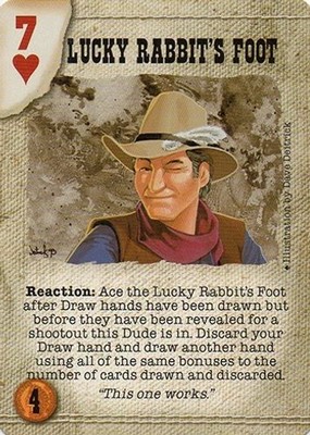 Lucky Rabbit's Foot - Promos - Doomtown CCG