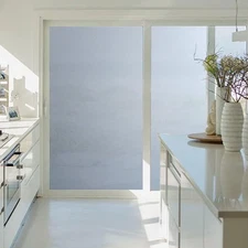 29.5" X 196" Privacy Frost Film Home Window Cover - Installation Kit Included