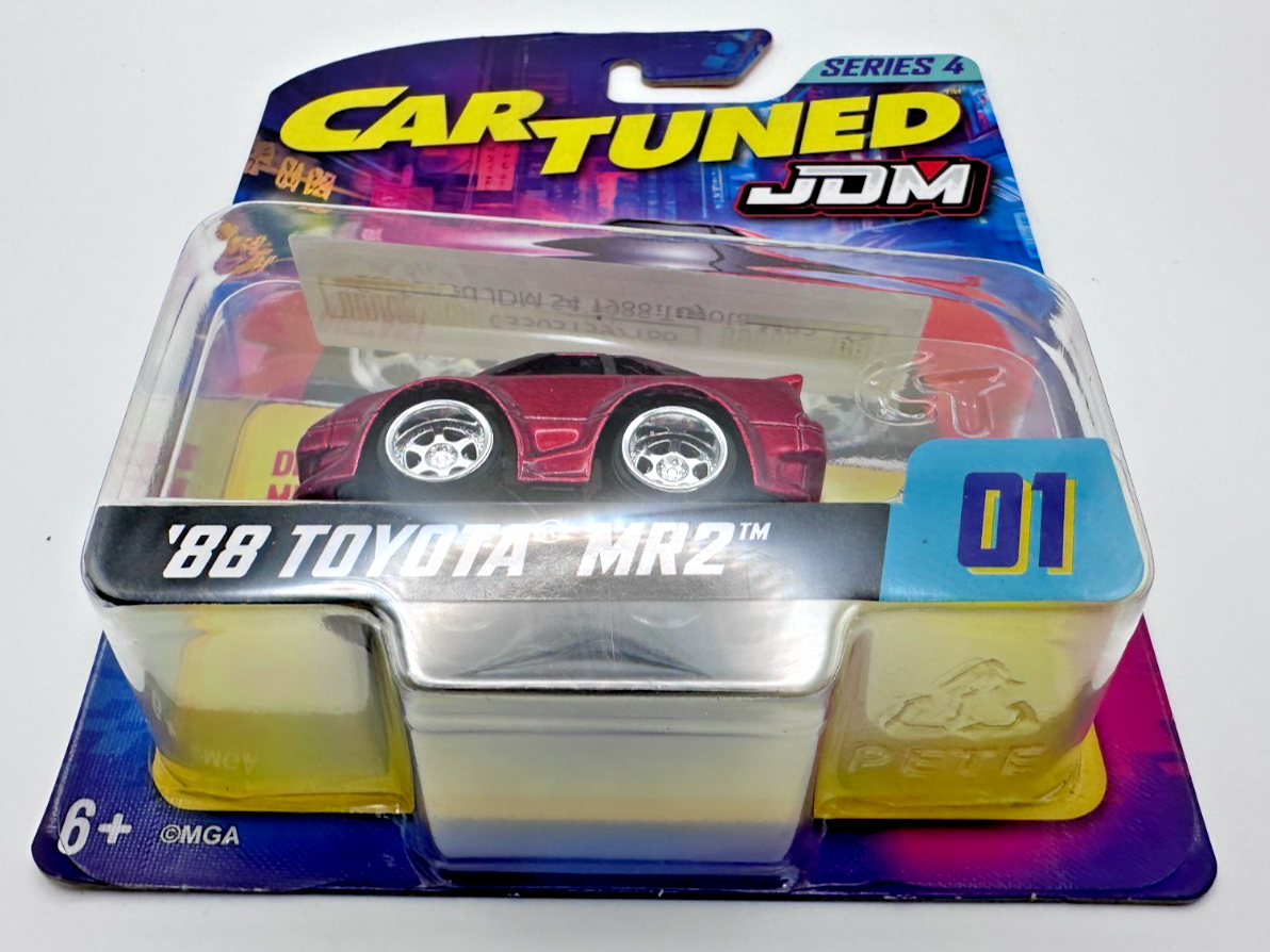Car Tuned Series 4 JDM '88 Toyota MR2 #01 Super Red New 2026