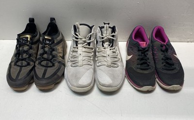 Nike Sneaker Bundle 3 Pairs VaporMax 2019 Hyperdunk X Flex 2014 Size 7.5 Mixed