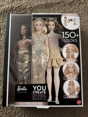 Mattel Barbie Signature Looks 150+ You Create Barbie Basics Neutral Kit 003 Doll