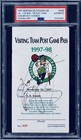 Kobe Bryant Signed 1997 NBA Pass RARE Full Signature Autograph 2nd Yr PSA/DNA