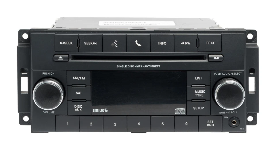 Remanufacture SERVICE for 2018 Jeep Wrangler Radio AM FM CD P68252825AC RES Foto 2 de 4