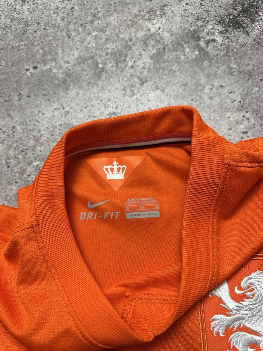 NETHERLANDS 2014 2015 HOME FOOTBALL SHIRT SOCCER JERSEY NIKE
