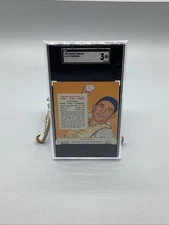 1955 Red Man Tobacco LARRY YOGI BERRA With Tab SGC 3 VG- Yankees-Hall Of Fame