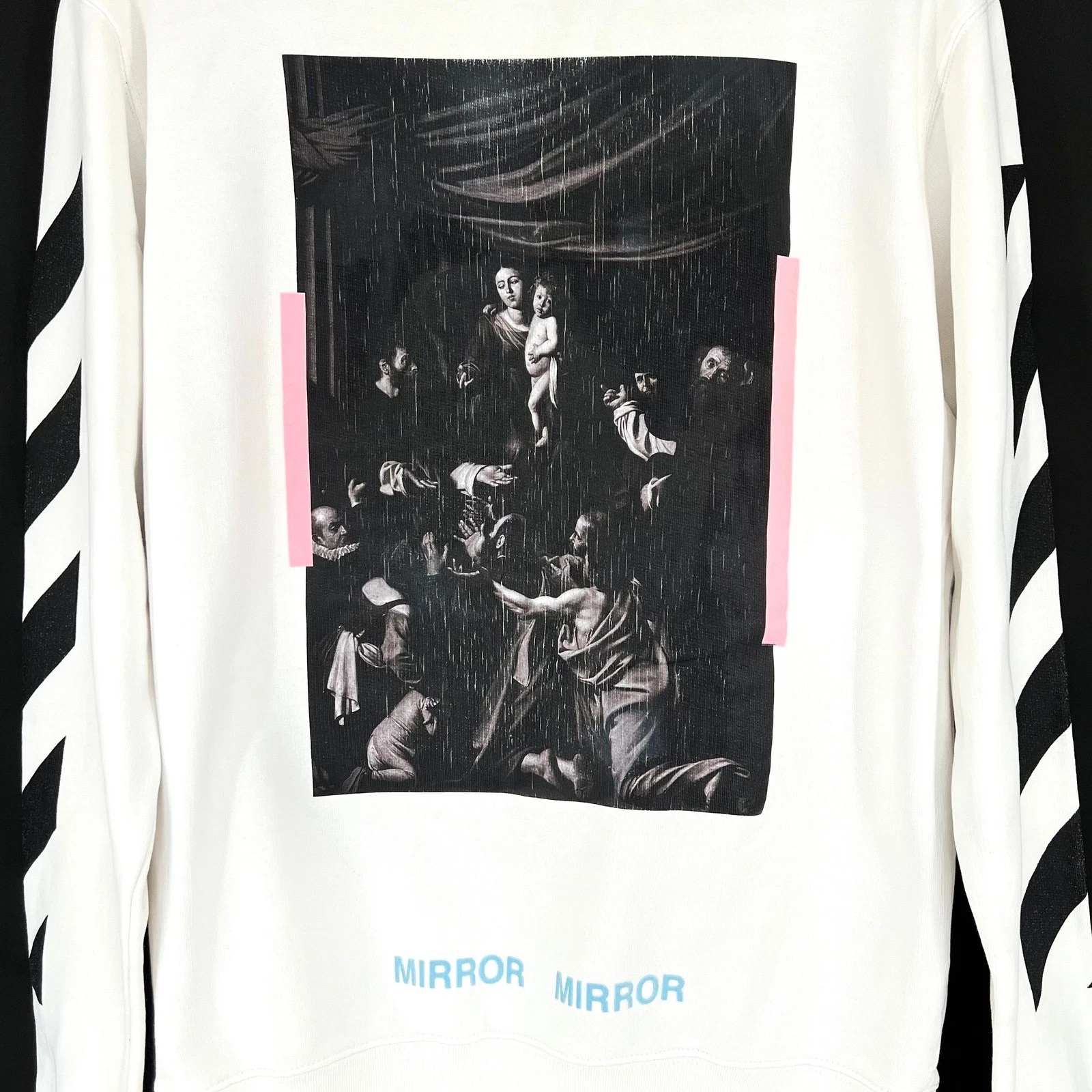 OFF WHITE Felpa Caravaggio Off White bianca 001 70376809