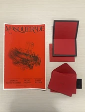 Masquerade -Phantom Of The Opera Window Card! Official Poster & Stationary Set!