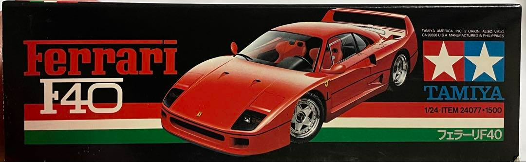 Tamiya Ferrari F40 1/24 Scale Sports Car Model Kit Unassembled | eBay
