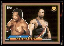 2018 Topps WWE Heritage Big Legends BRONZE #BL-42 Ron Simmons #22/99