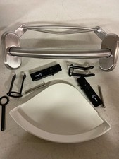 Moen LR2354DBN Home Care 9"x1" Brushed Nickel Grab Bar with Shelf