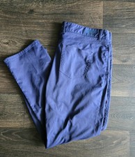 Peter Millar Men  s EB66 Performance Stretch 5-Pocket Golf Pants Blue Size 40x32