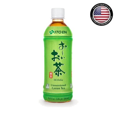 Refreshing 16.9oz Oi Ocha Green Tea, Pack of 12 - Organic, Low Calorie Hydration