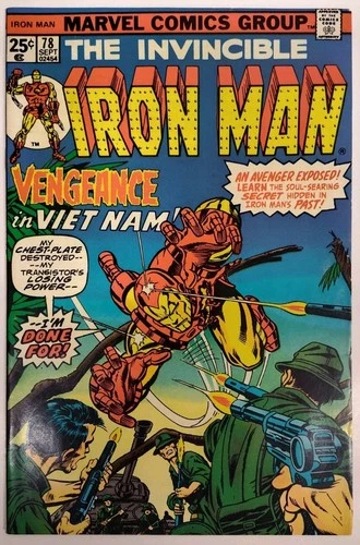 IRON MAN  #78 * Classic Vengeance In Viet Nam Cover * HIGH GRADE * GLOSSY * CGC?