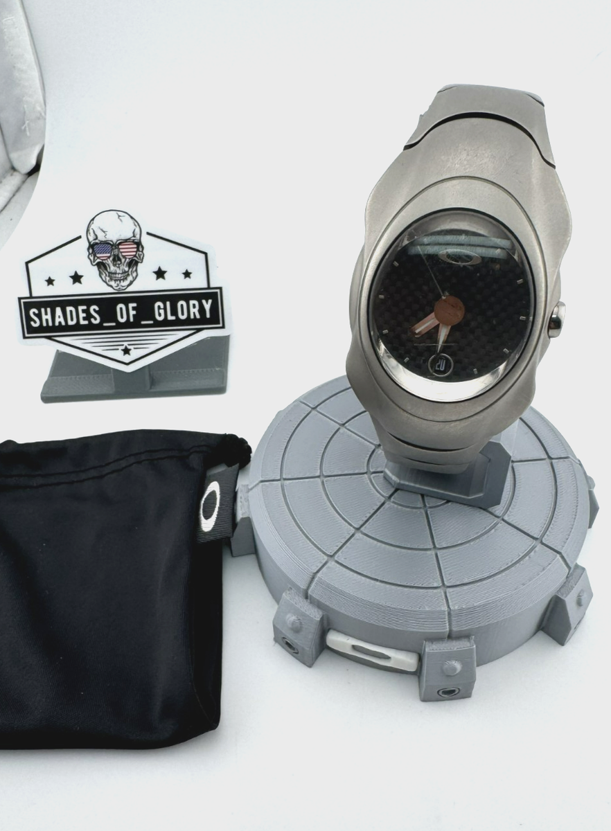 OAKLEY TIME BOMB TITANIUM CARBON FIBER FORGED WATCH AUTHENTIC 10