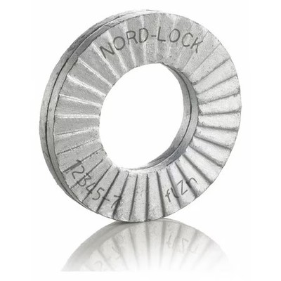 Nord-Lock 1528 Wedge Lock Washer, For Screw Size M10 Steel, Advanced Corrosion