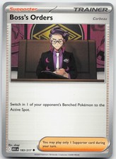 Bosss Orders Corbeau 183217 Uncommon Ascended Heroes Pokemon Near Mint Bosss Orders Corbeau 183217 Uncommon Ascended Heroes Pokemon Near Mint