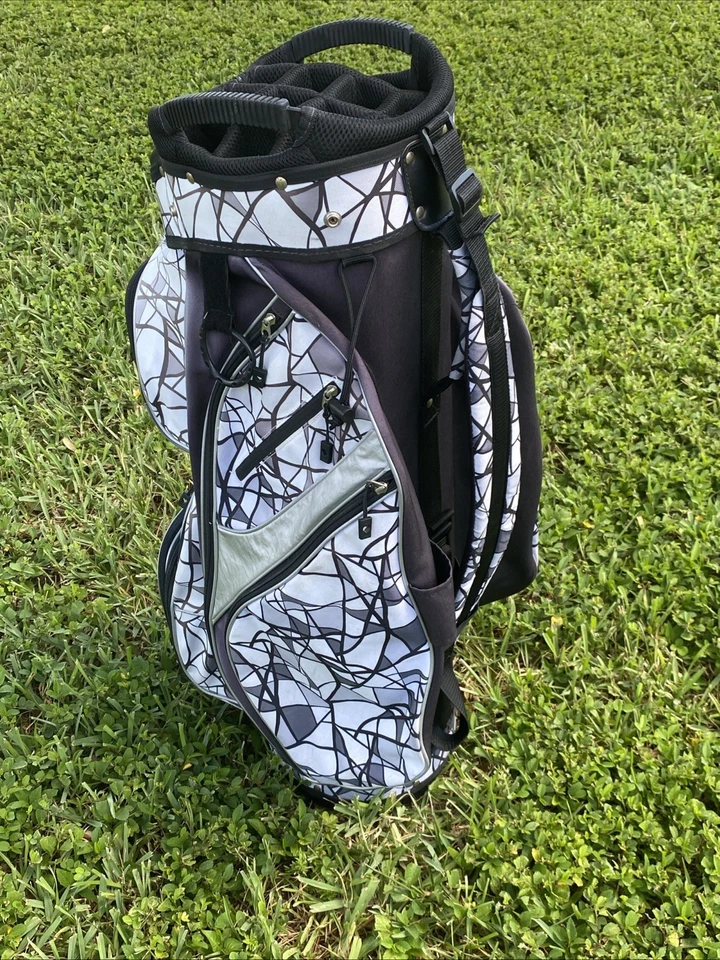 Women's Glove It 14-Way Gray Ladies Golf Cart Bag Light Weight - Image 4 of 4