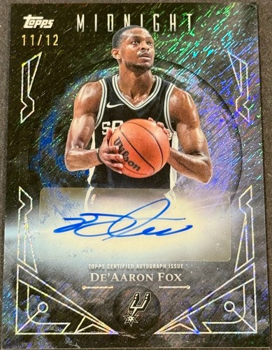 NBAカード デアーロン フォックス Fox ルーキー サインカード 2枚セット 2025-26 Topps Signed & Sealed De'Aaron Fox Autograph NBA Card
