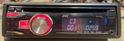 JVC KD-R421 Autoradio CD MP3 USB 50WX4 MOSFET Dual AUX + Adapter +Rahmen Geprüft