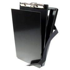 Saunders Blck Recycled Aluminum Citation Holder Eco-Friendly Office Supply 12206