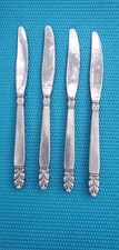 4-International Stainless NORSE Stainless DINNER KNIVES 8 7/8"