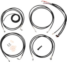 LA Choppers Complete Bar Swap Cable & Brake Line Kit LA-8052KT2-16B Made in USA