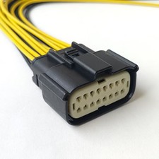 16-Way Headlamp Headlight Connector Pigtail F...