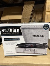 Victrola Journey 3-Speed Bluetooth Turntable Suitcase Record Player - Gray
