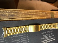 Cinturino orologio vintage oro Citizens 20mm