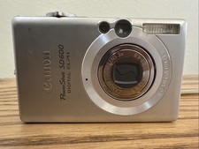 Canon PowerShot Digital ELPH SD600 Digital Camera For Parts Or Repair
