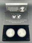 American Eagle 2021 1 Oz Silver Reverse Proof Two-Coin Set Designer Edition 21XJ