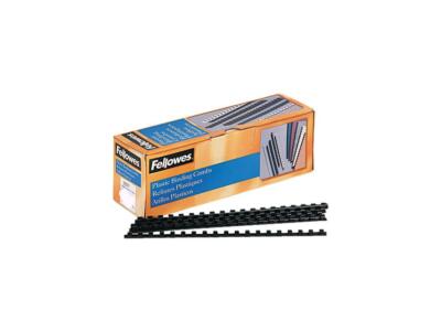 52507 Fellowes Plastic Comb Bindings, 5/16'' Diameter, 40 Sheet Capacity, Black,