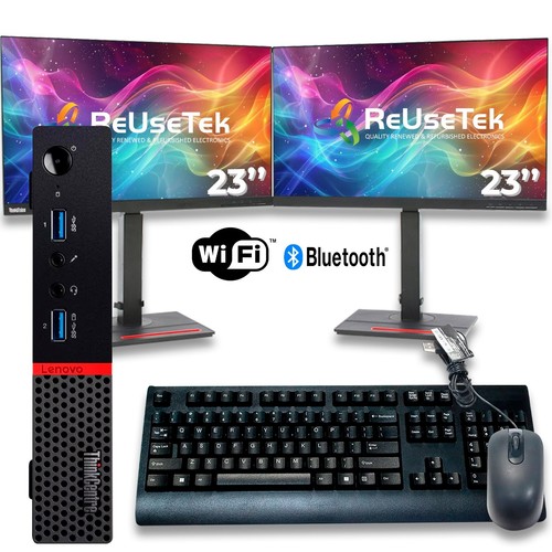 Lenovo ThinkCentre M700 Tiny PC Monitor Bundle Intel i3-6100T 8GB/500GB WiFi+BT - Afbeelding 20 van 21