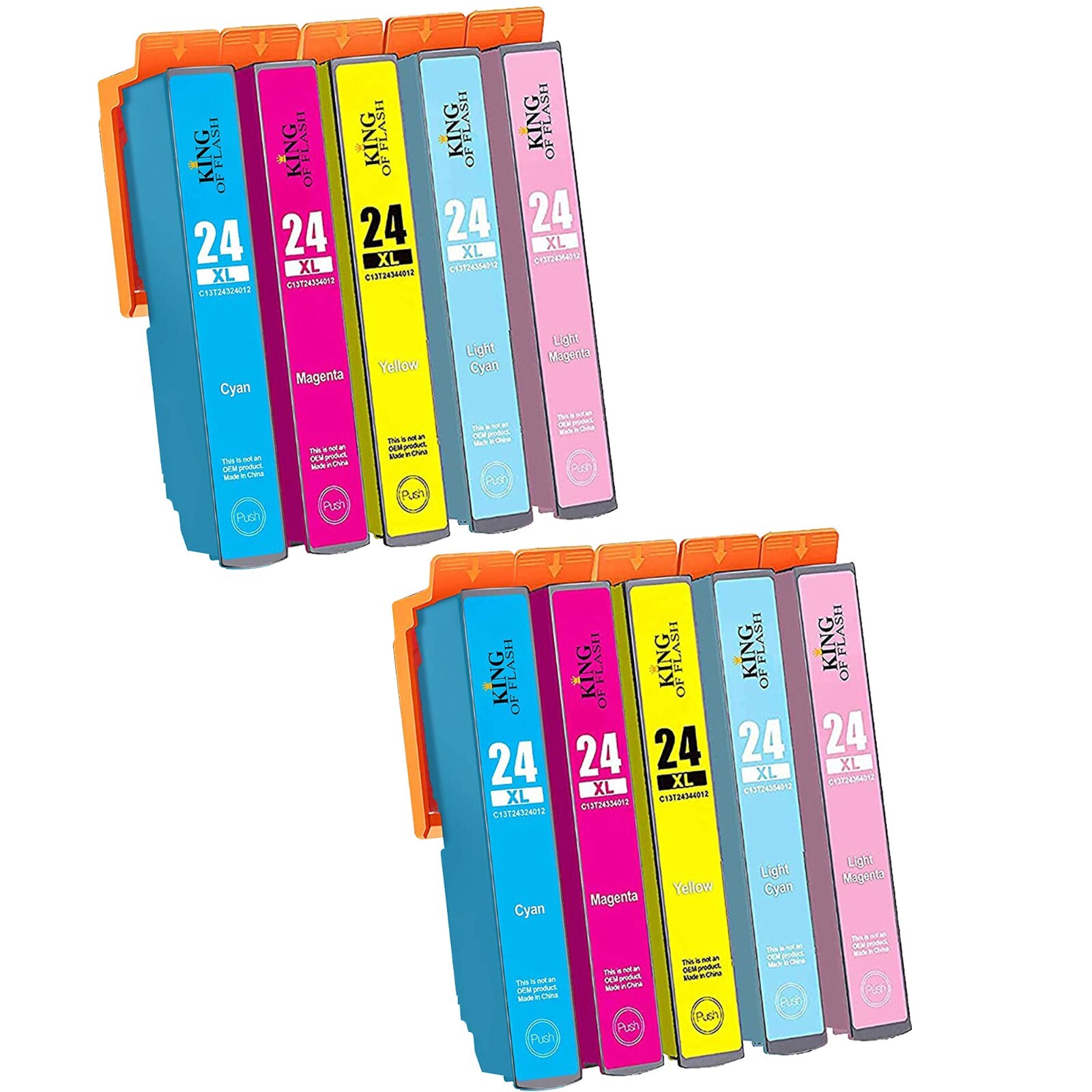 Compatible Ink Cartridges for Epson 24XL XP970 XP55 XP950 XP860 Printer