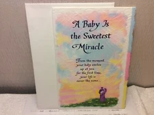 BLUE MOUNTAIN ARTS NEW BABY GREETING CARD New w/Envelope "Baby is the sweetest"